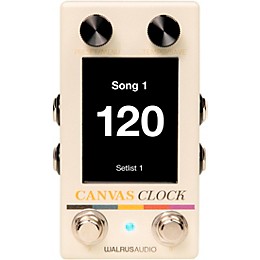 Walrus Audio Harvest Series Canvas Clock MIDI Pedal - White