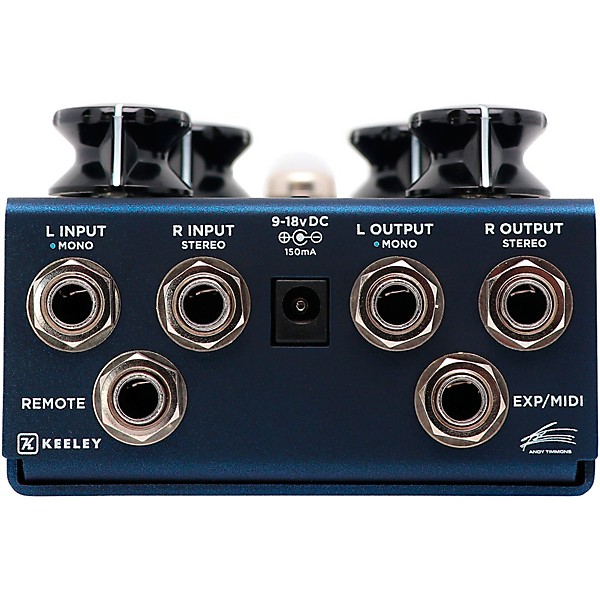Keeley Nocturne Reverb Pedal - Matte Misty Blue