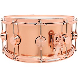 DW Collector's Series Polished Copper Snare Drum - 14 x 6.5 in.