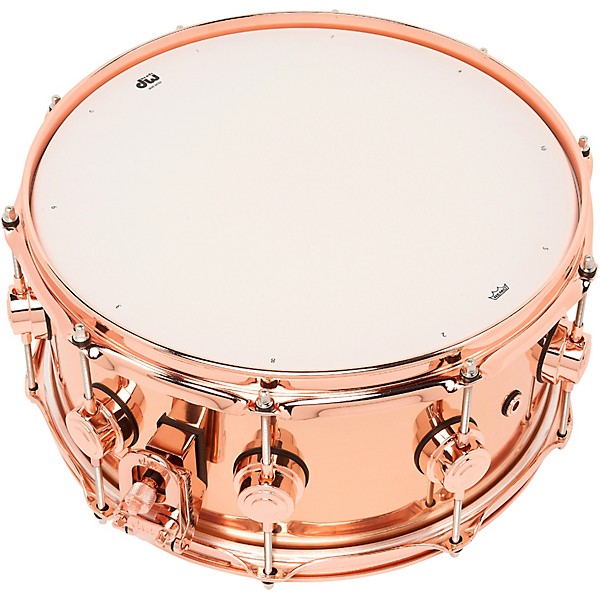 DW Collector's Series Polished Copper Snare Drum - 14 x 6.5 in.