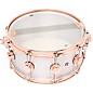 DW Collector's Series 1mm Aluminum Snare Drum with Copper Hardware - 14 x 6.5 in.