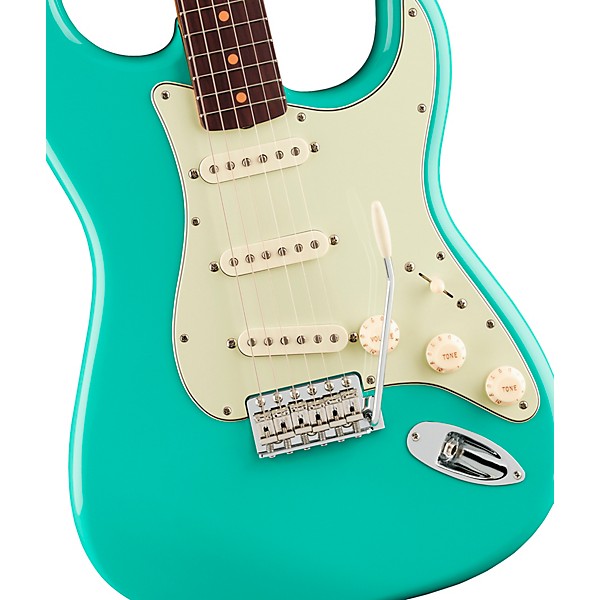 Fender Vintera III Early '60s Stratocaster Electric Guitar - Rosewood Fingerboard, Surf Green Metallic