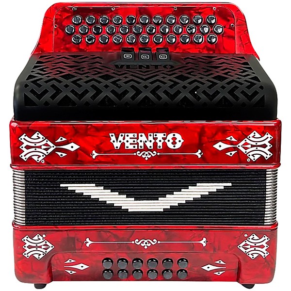 MASSIMO Vento Accordion - Red FBE