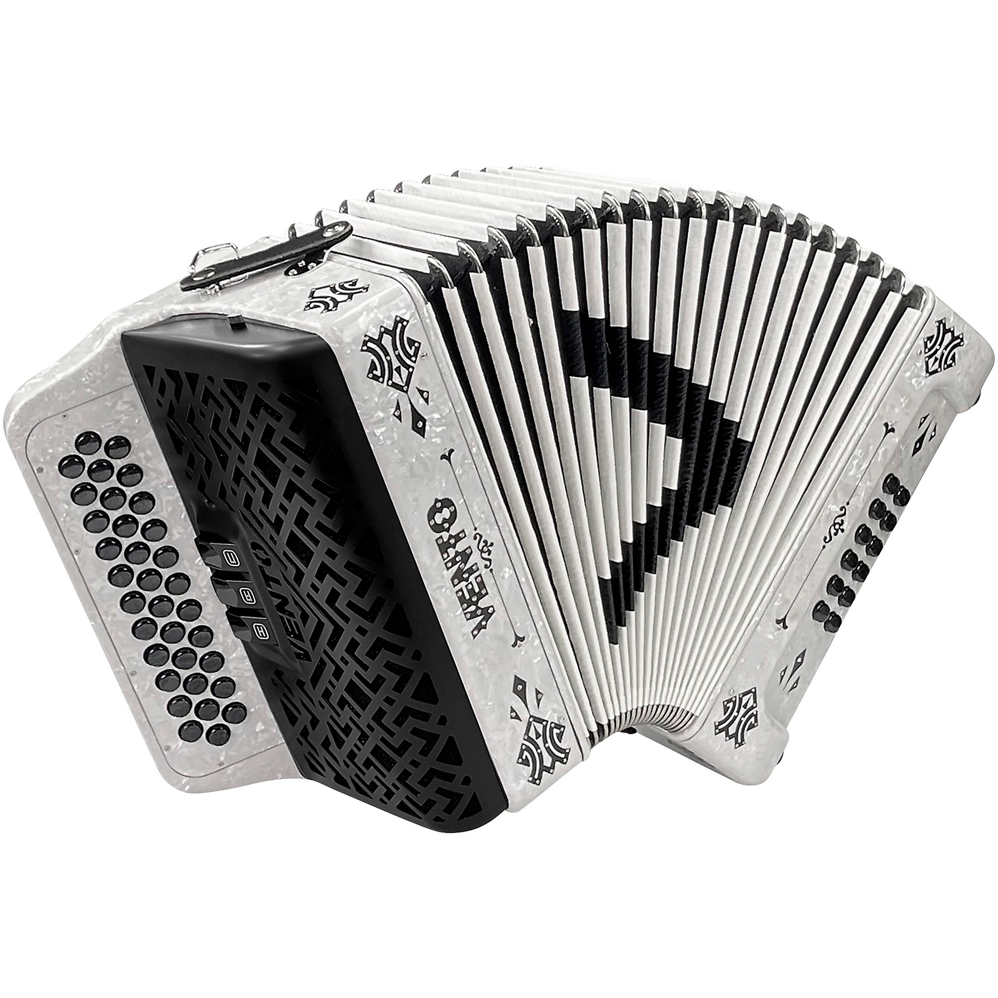 MASSIMO Vento Accordion - White EAD | Guitar Center