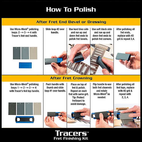 Music Nomad 8-Piece Guitar Fret Sprout Kit