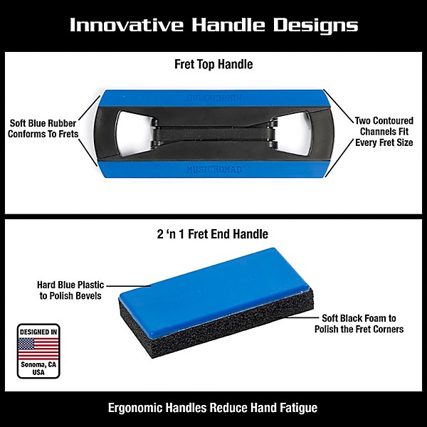 Music Nomad 11-Piece Guitar Fret Leveling Kit