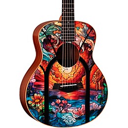 Taylor Zedd GS Mini Telos Special Edition Acoustic Guitar - Custom Graphic