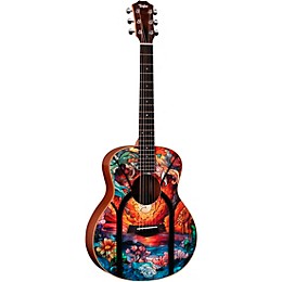 Taylor Zedd GS Mini Telos Special Edition Acoustic Guitar - Custom Graphic