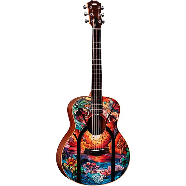 Taylor Zedd GS Mini Telos Special Edition Acoustic Guitar - Custom Graphic