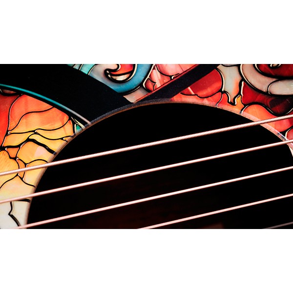 Taylor Zedd GS Mini Telos Special Edition Acoustic Guitar - Custom Graphic