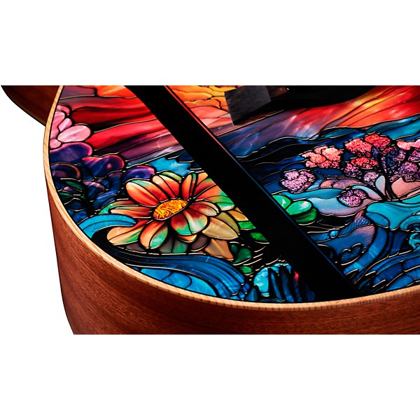 Taylor Zedd GS Mini Telos Special Edition Acoustic Guitar - Custom Graphic