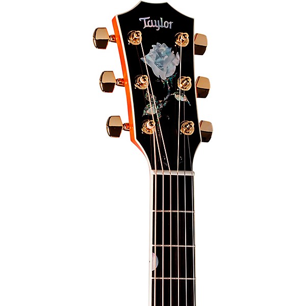 Taylor Doyle Dykes Signature Grand Auditorium Acoustic-Electric Guitar - Trans Orange