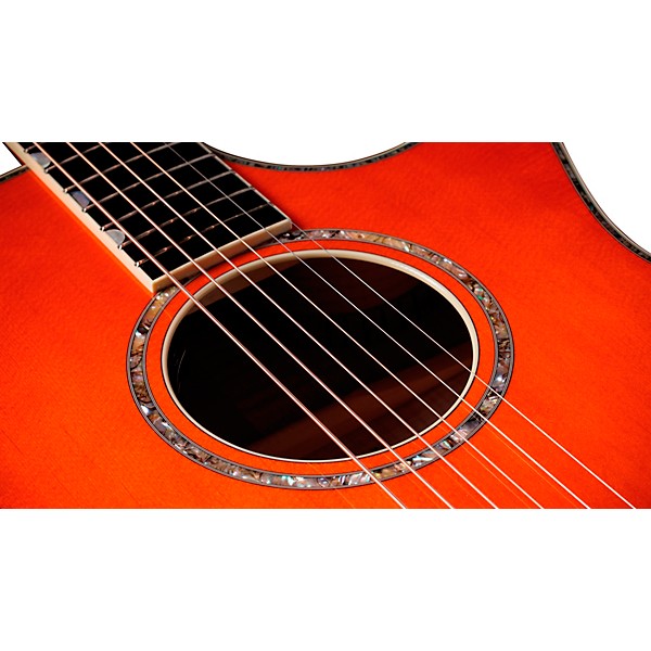 Taylor Doyle Dykes Signature Grand Auditorium Acoustic-Electric Guitar - Trans Orange