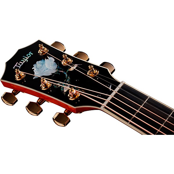 Taylor Doyle Dykes Signature Grand Auditorium Acoustic-Electric Guitar - Trans Orange