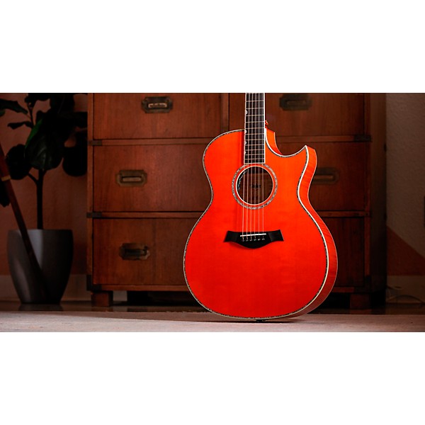 Taylor Doyle Dykes Signature Grand Auditorium Acoustic-Electric Guitar - Trans Orange
