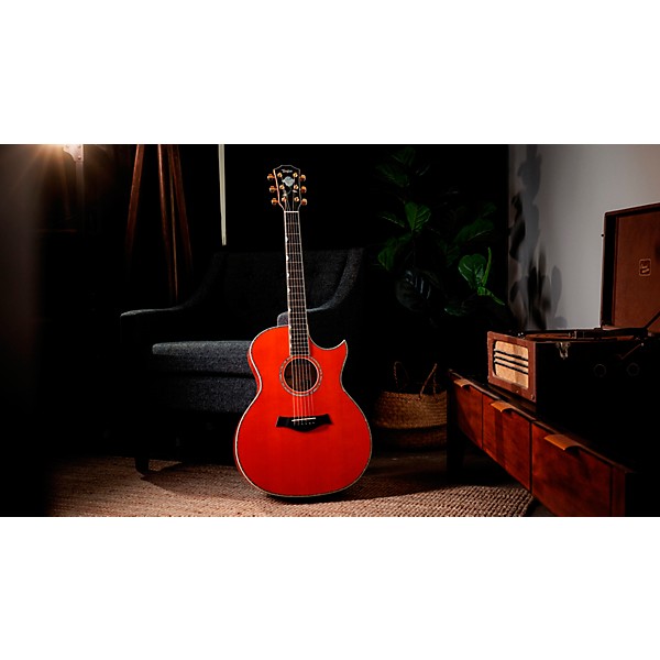 Taylor Doyle Dykes Signature Grand Auditorium Acoustic-Electric Guitar - Trans Orange