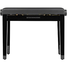 Gator Frameworks Deluxe Height-Adjustable Piano Bench - Black