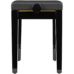 Gator Frameworks Deluxe Height-Adjustable Piano Bench - Black