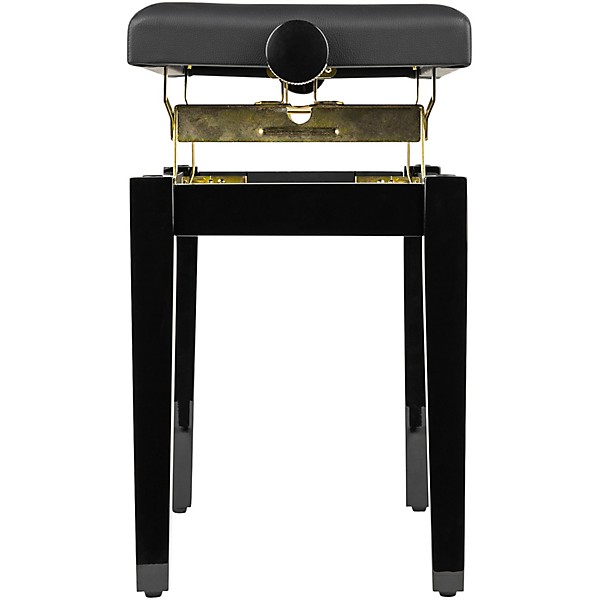 Gator Frameworks Deluxe Height-Adjustable Piano Bench - Black