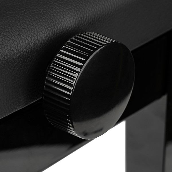 Gator Frameworks Deluxe Height-Adjustable Piano Bench - Black