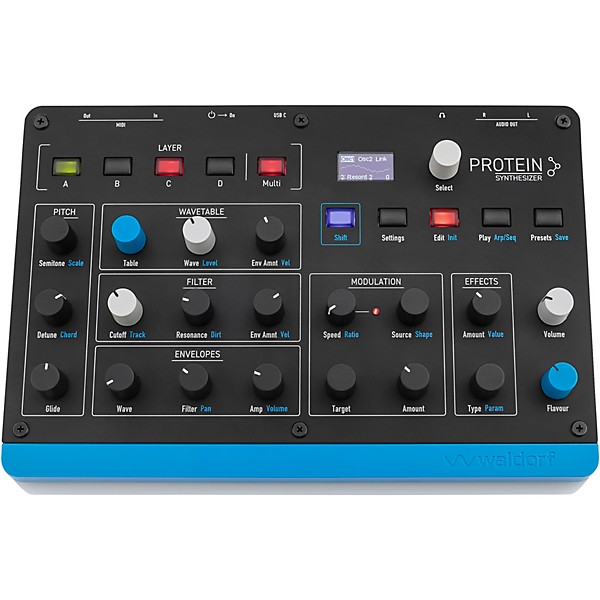 Waldorf Protein Wavetable Synthesizer