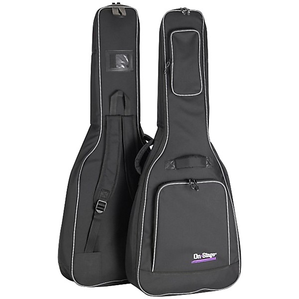 On-Stage GBA4770 Standard Acoustic Guitar Gig Bag - Black