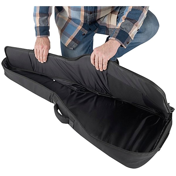 On-Stage GBA4770 Standard Acoustic Guitar Gig Bag - Black