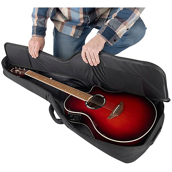 On-Stage GBA4770 Standard Acoustic Guitar Gig Bag - Black
