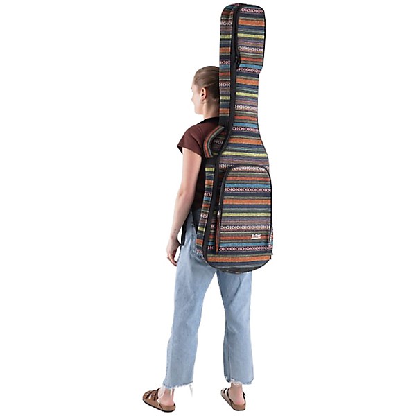 On-Stage GBB4770S Striped Bass Guitar Gig Bag - Stripes