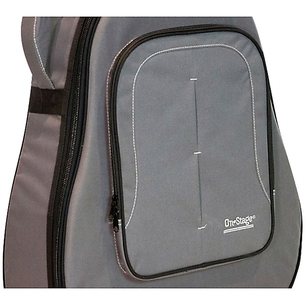 On-Stage GHA7550CG Hybrid Acoustic Guitar Gig Bag - Charcoal Gray