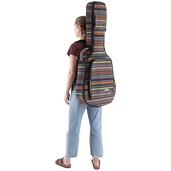 On-Stage GBA4770S Striped Acoustic Guitar Bag - Stripes