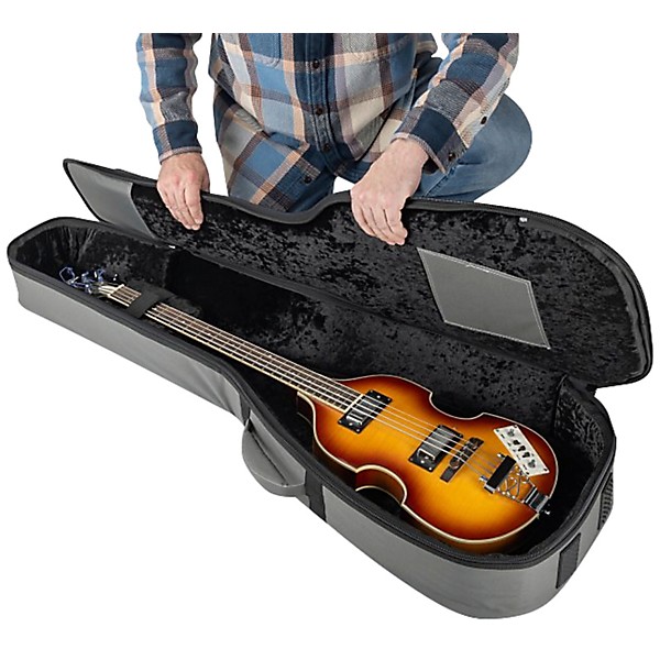 On-Stage GHB7550CG Hybrid Bass Guitar Gig Bag - Charcoal Gray