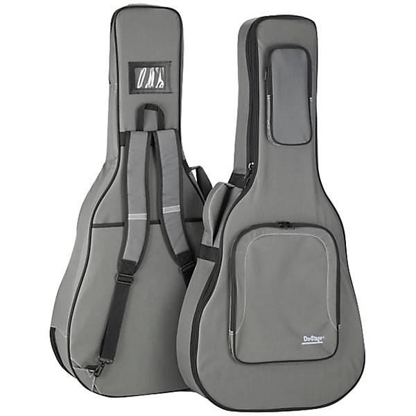 On-Stage GHC7550CG Hybrid Classical Guitar Gig Bag - Charcoal Gray