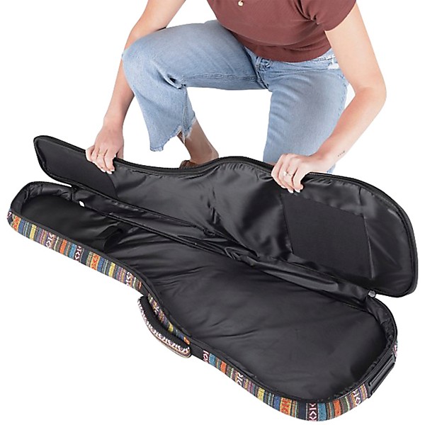 On-Stage GBE4770S Striped Electric Guitar Bag - Stripes