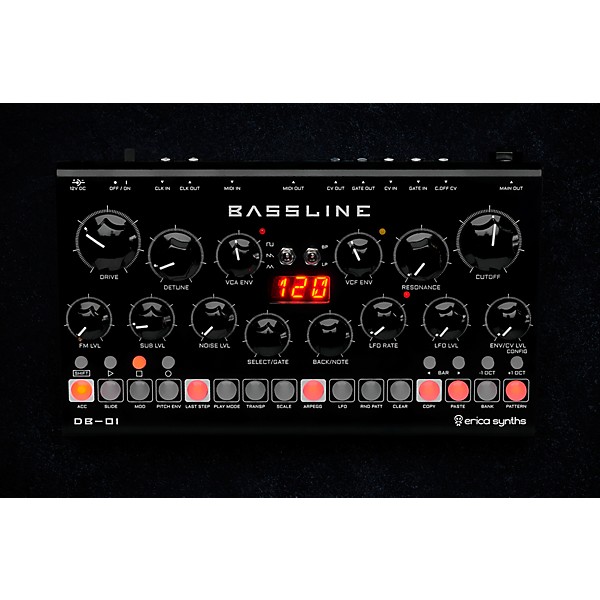 Erica Synths Bassline DB-01 Desktop Bassline Synthesizer