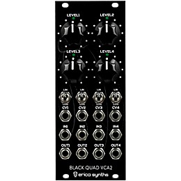 Erica Synths Black Quad VCA2 Eurorack Module