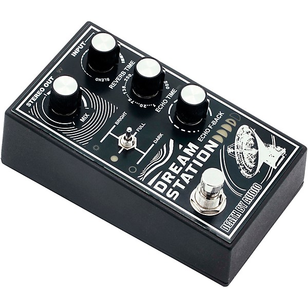 Death By Audio Dream Station Reverb and Delay Pedal - Black