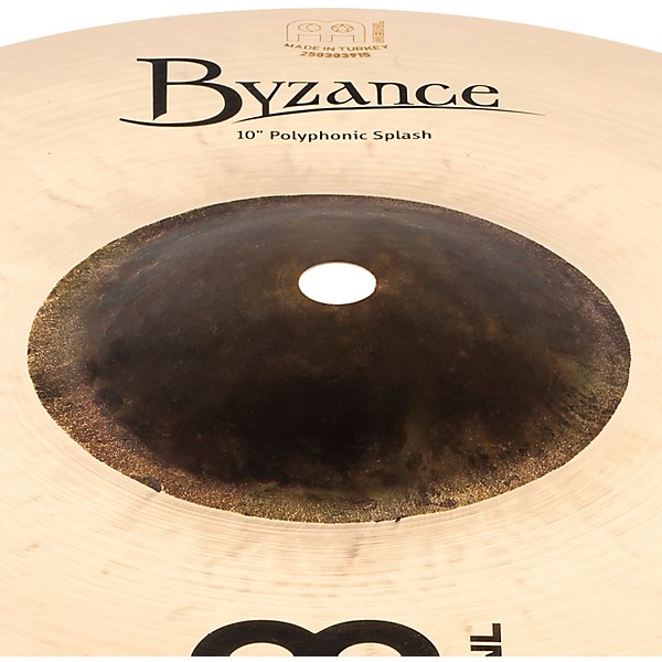 MEINL Byzance Brilliant Polyphonic Splash Cymbal - 10 in.