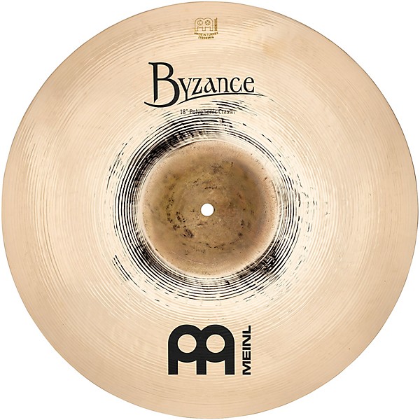 MEINL Byzance Brilliant Polyphonic Crash Cymbal - 18 in.