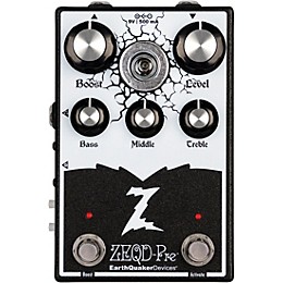 EarthQuaker Devices ZEQD-Pre Tube Preamp Pedal - Black and White