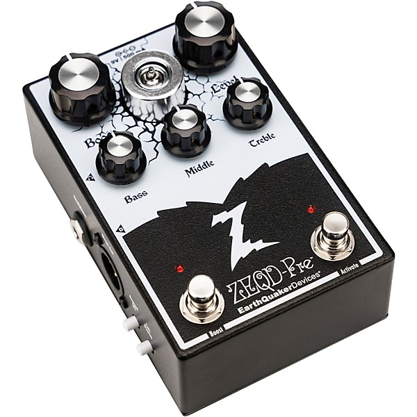 EarthQuaker Devices ZEQD-Pre Tube Preamp Pedal - Black and White
