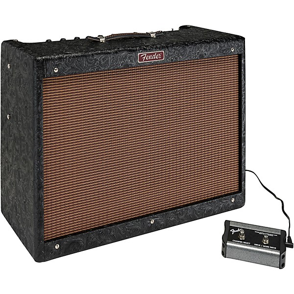 Fender Hot Rod Deluxe 30th Anniversary 40W 1x12" Guitar Combo Amp - Black Western