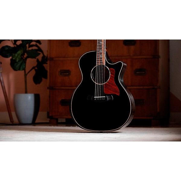 Taylor Next Generation 814ce Builder's Edition Grand Auditorium Acoustic-Electric Guitar - Blacktop