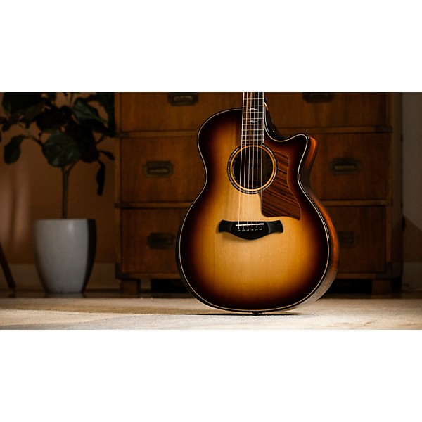 Taylor Next Generation 814ce Builder's Edition Grand Auditorium Acoustic-Electric Guitar - Kona Edgeburst