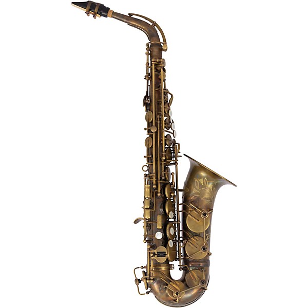Open Box Conn Limited Edition Eb Alto Saxophone with Brillhart Ebolin 7 Mouthpiece Level 2 Aged Brass 197881421328