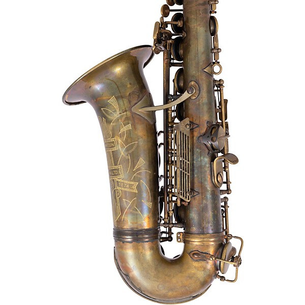 Open Box Conn Limited Edition Eb Alto Saxophone with Brillhart Ebolin 7 Mouthpiece Level 2 Aged Brass 197881421328