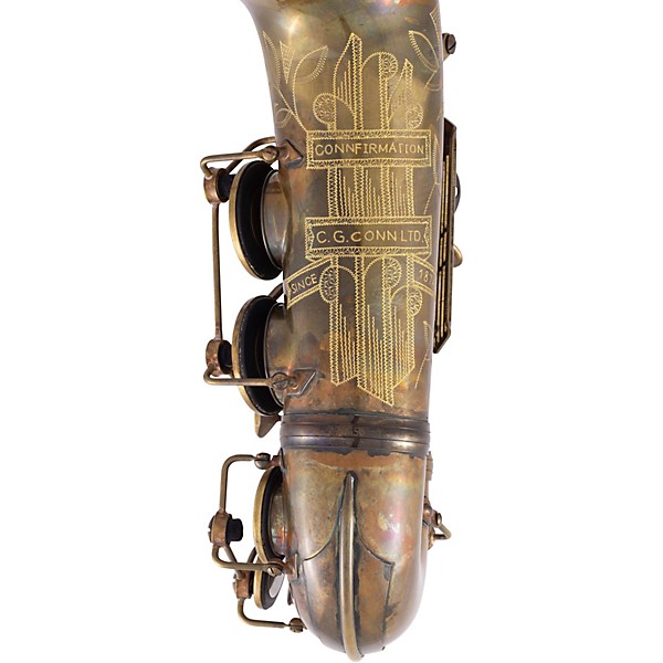 Open Box Conn Limited Edition Eb Alto Saxophone with Brillhart Ebolin 7 Mouthpiece Level 2 Aged Brass 197881421328