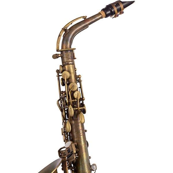 Open Box Conn Limited Edition Eb Alto Saxophone with Brillhart Ebolin 7 Mouthpiece Level 2 Aged Brass 197881421328