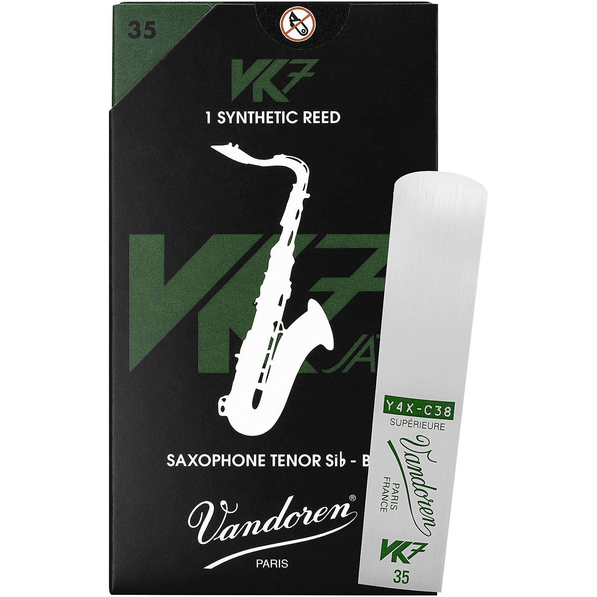 Vandoren VK7 Bb Tenor Saxophone Reed - 35 1 Pack | Guitar Center