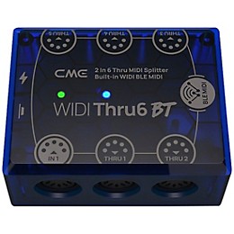 CME WIDI Thru6 BT Hybrid MIDI Thru/Splitter Box